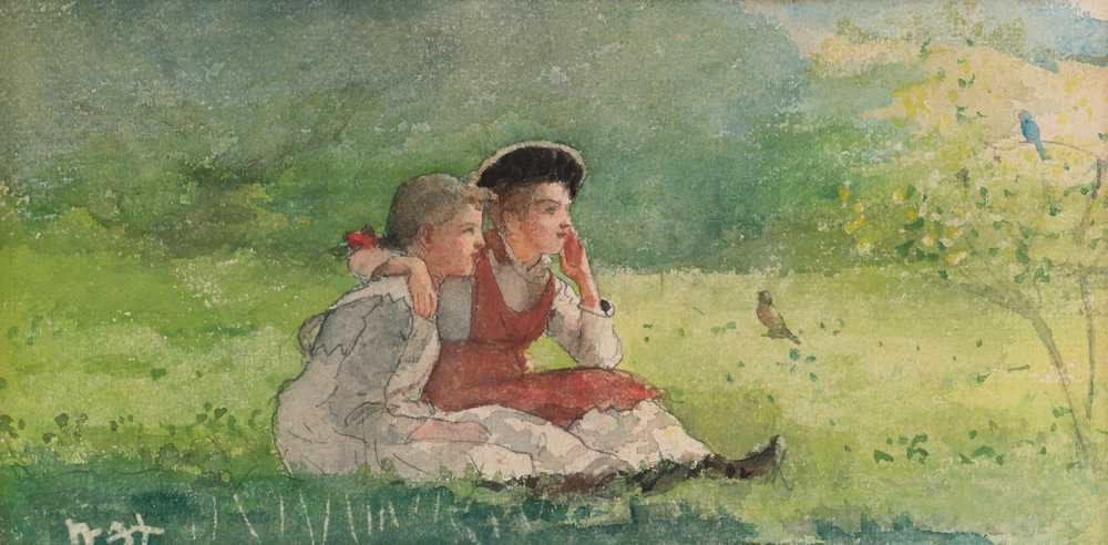 Listening To The Birds - Winslow Homer
