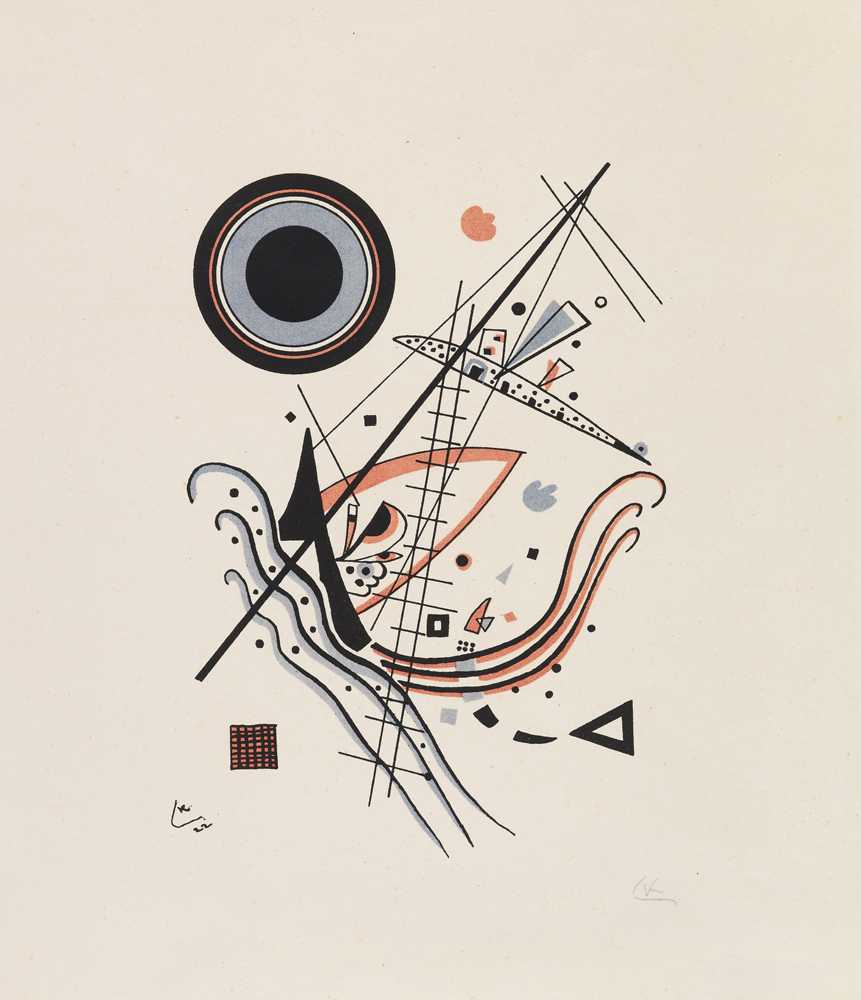 Lithograph 'Blue' (1922) - Wassily Kandinsky