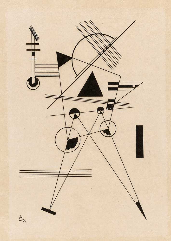 Lithograph no. 1 (r. 185) (1925) - Wassily Kandinsky