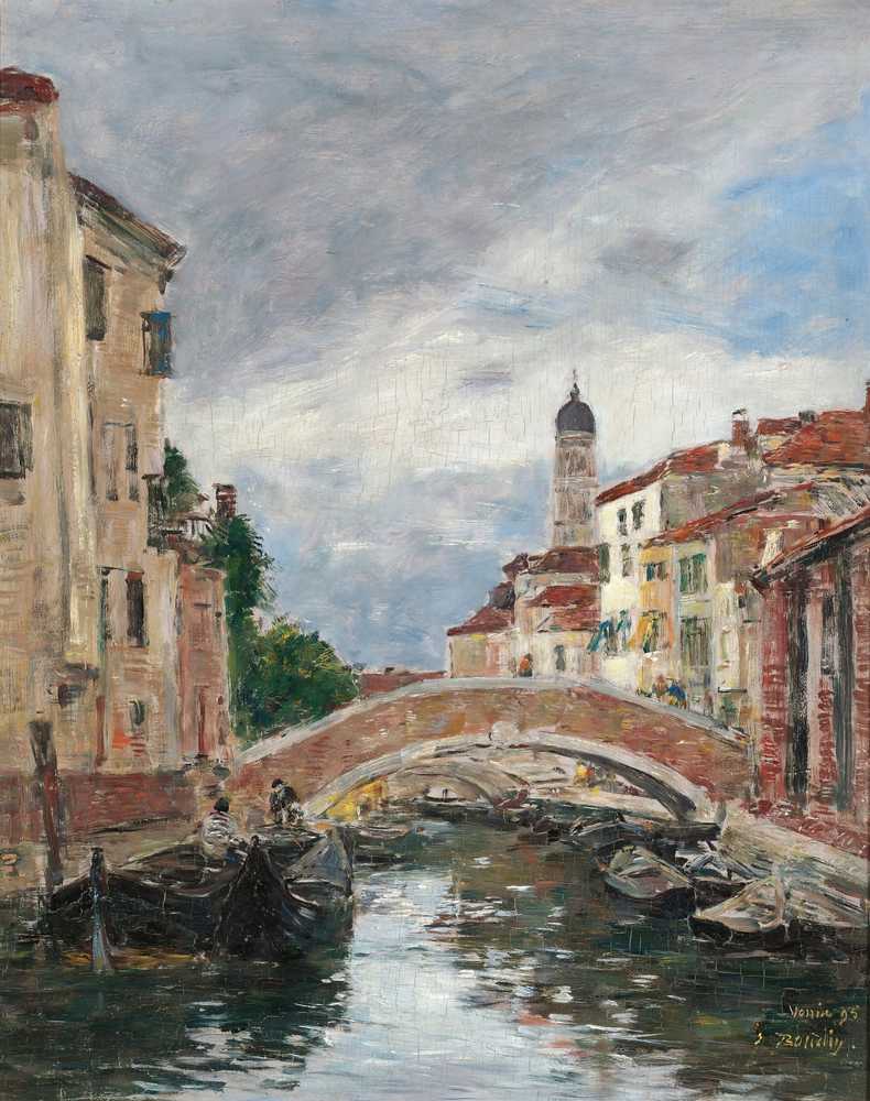 Little Canal In Venice (1895) - Eugene Boudin