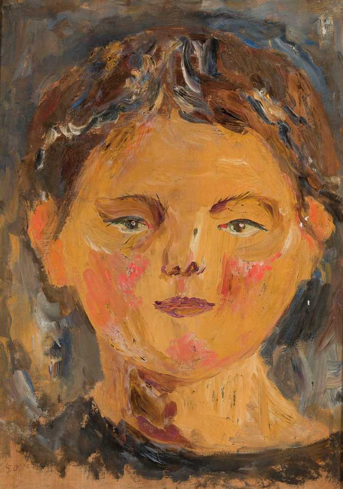 Little girl’s head (1920) - Tadeusz Makowski