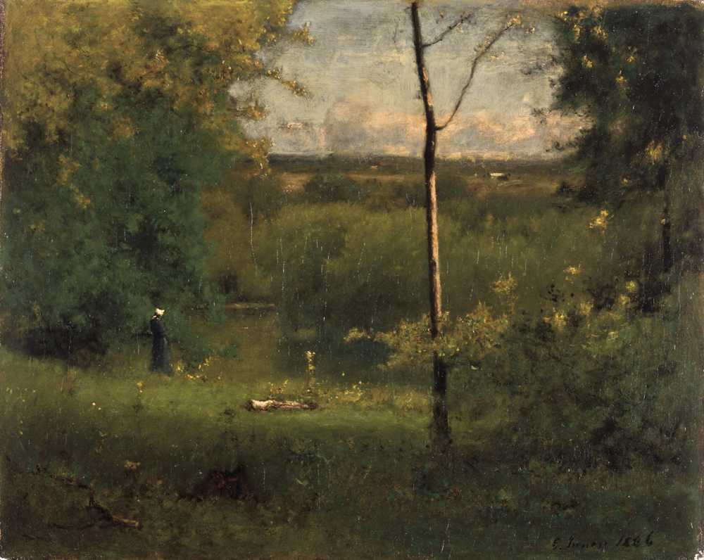 Looking over the River (1886) - George Inness