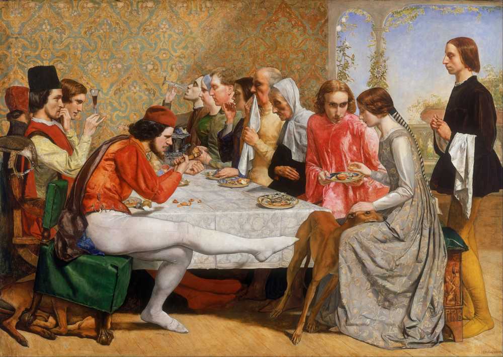 Lorenzo and Isabella (1848 - 1849) - John Everett Millais