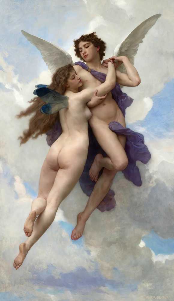 Love And Psyche (1899) - William-Adolphe Bouguereau