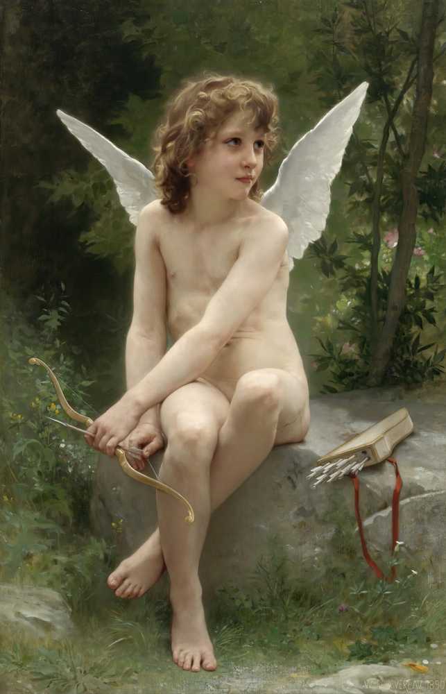 Love on the Prowl (1890) - William-Adolphe Bouguereau