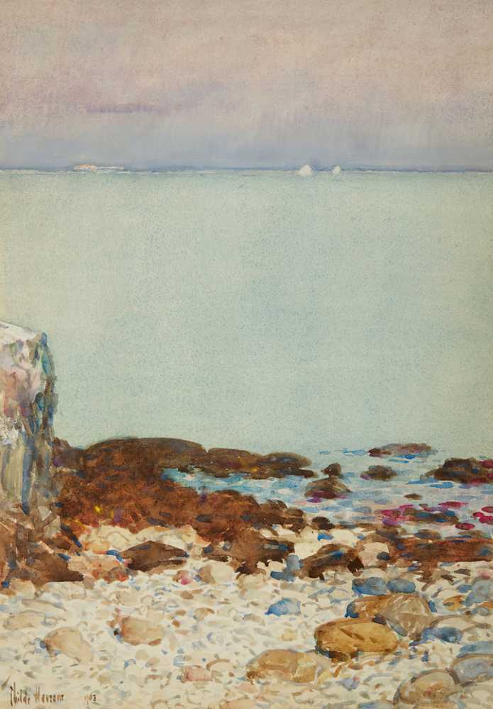 Low Tide, Isles Of Shoals (1903) - Childe Hassam