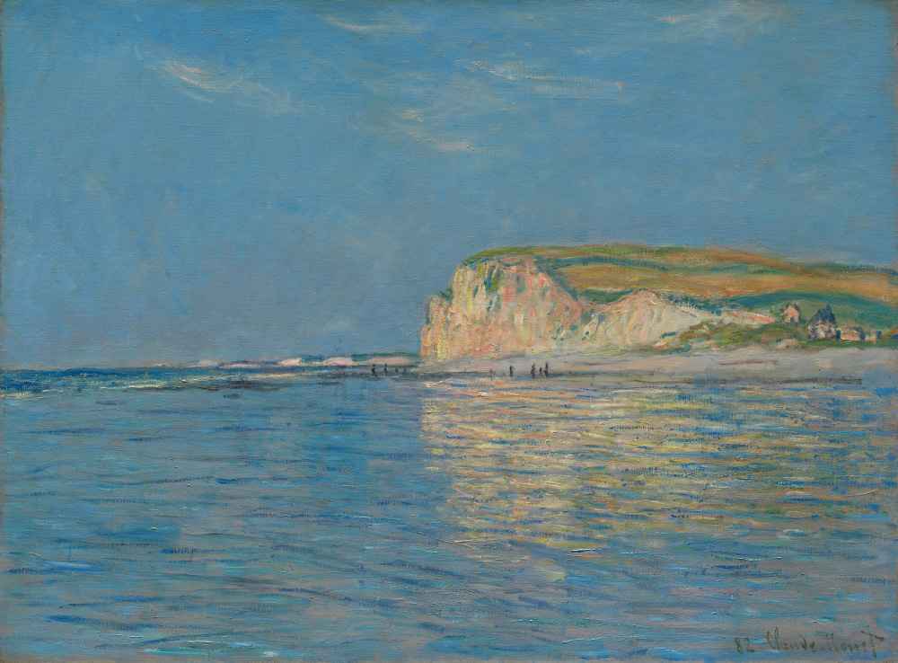 Low Tide at Pourville, near Dieppe, 1882 - Claude Monet