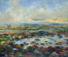 Low Tide, Yport - Auguste Renoir