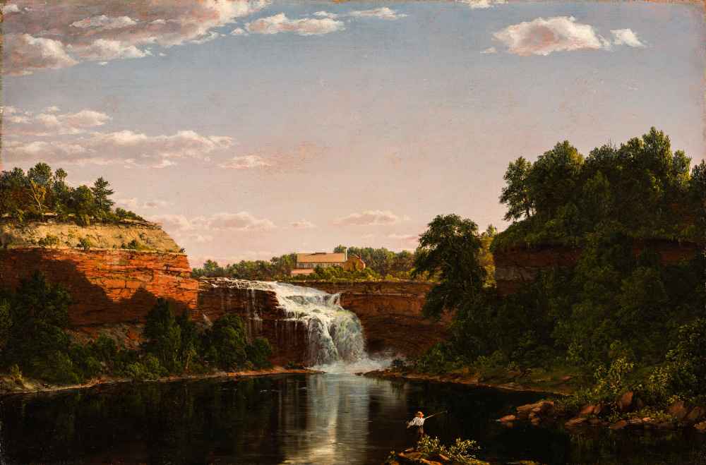 Lower Falls, Rochester - Frederic Edwin Church