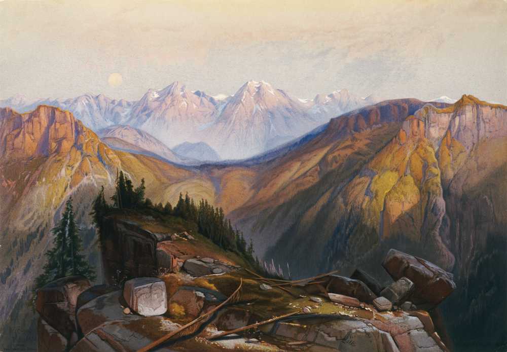 Lower Yellowstone Range (ca. 1875) - Thomas Moran