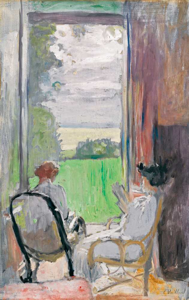 Lucy Hessel And Jeanne Strauss At The Sparks (1902) - Jean-Edouard Vuillard