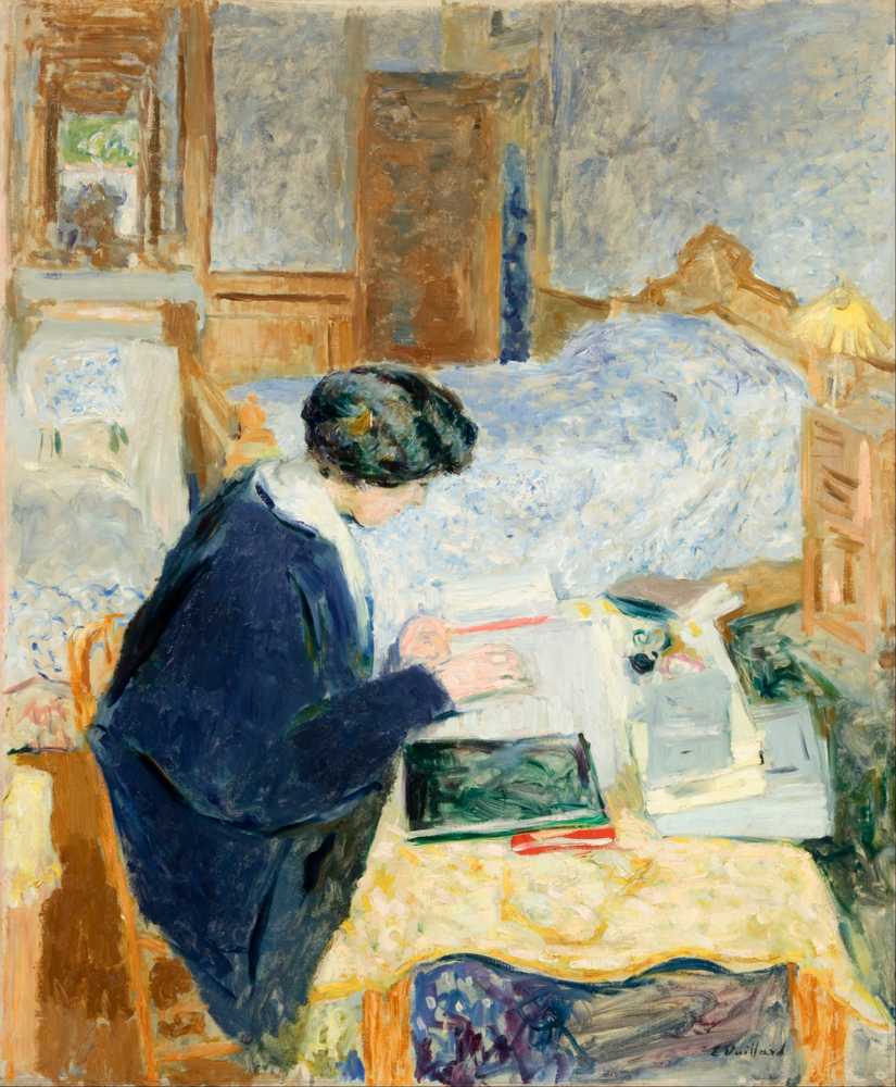 Lucy Hessel Reading (1913) - Jean-Edouard Vuillard
