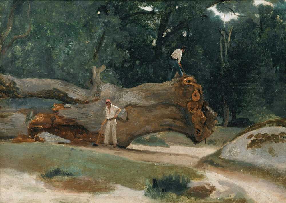 Lumberjacks - Jean Baptiste Camille Corot