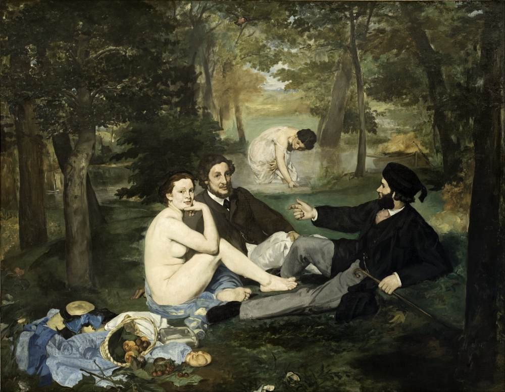 Luncheon on The Grass 1863 - Manet