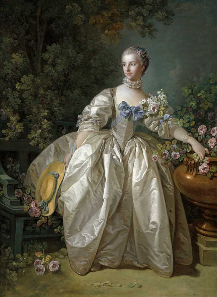 Madame Bergeret (possibly 1766) - Francois Boucher