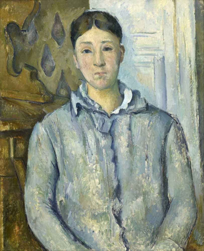 Madame Cezanne in Blue - Paul Cezanne