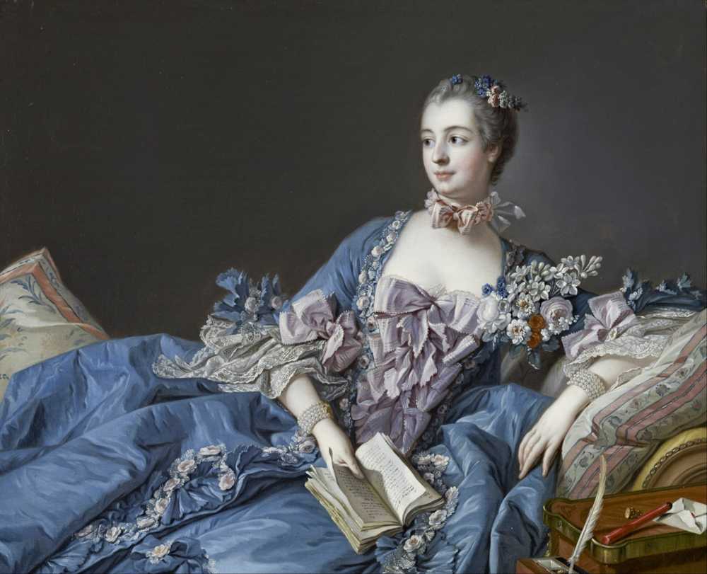 Madame de Pompadour (Jeanne-Antoinette Poisson, 1721 – 1764) - Boucher