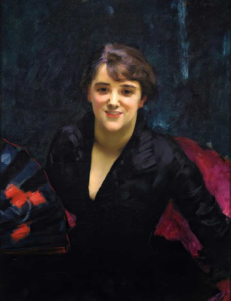 Madame Errazuriz or The Lady in Black (c. 1882-1883) - John Singer-Sargent