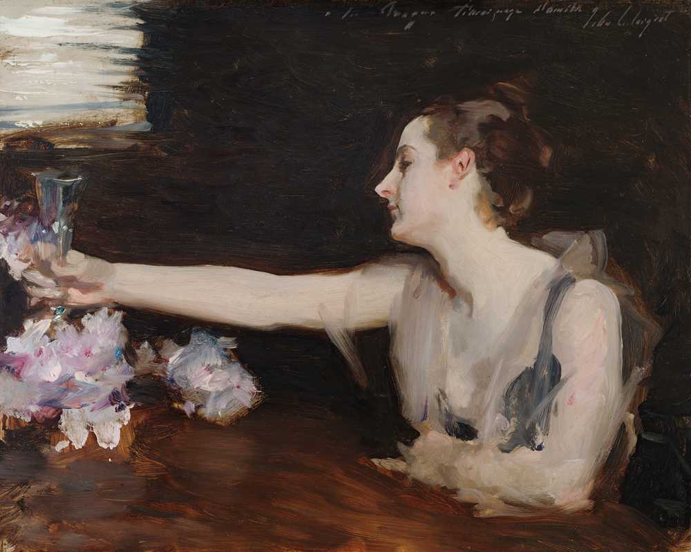 Madame Gautreau Drinking a Toast (1882-1883) - John Singer-Sargent