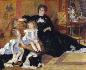 Madame Georges Charpentier (Marguerite-Louise Lemonnier, 1848–190... - Renoir