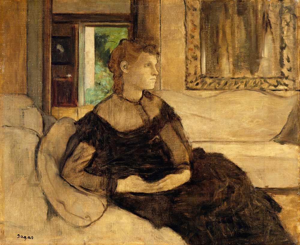 Madame Theodore Gobillard (Yves Morisot, 1838–1893) (1869) - Edgar Degas