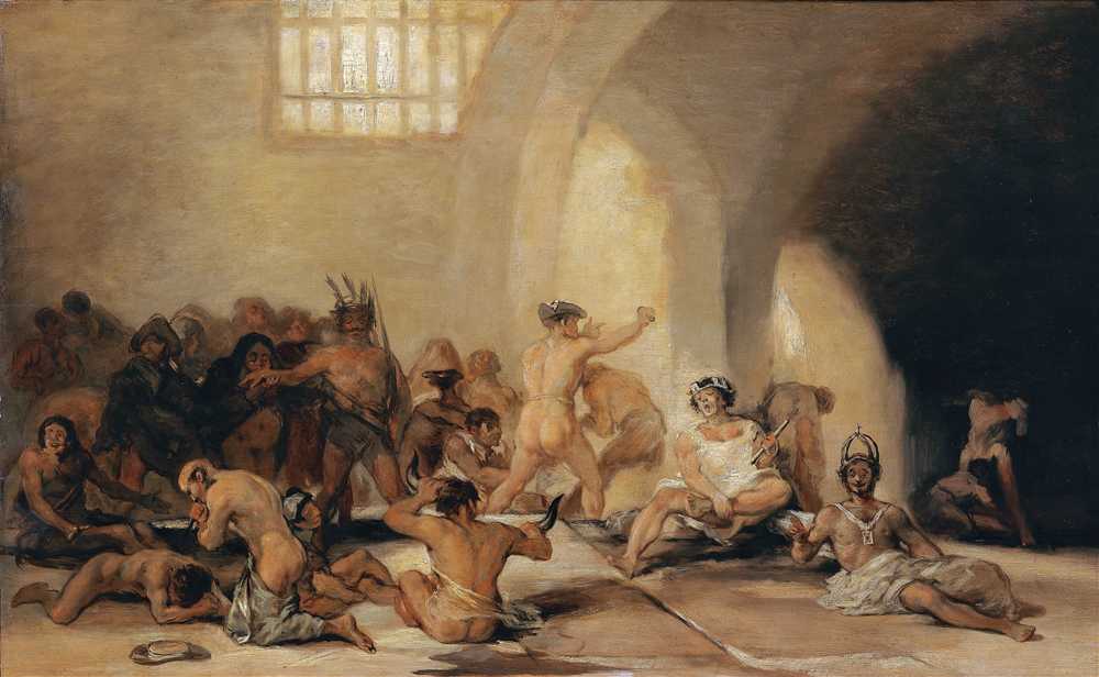 Madhouse (after 1794) - Francisco de Goya