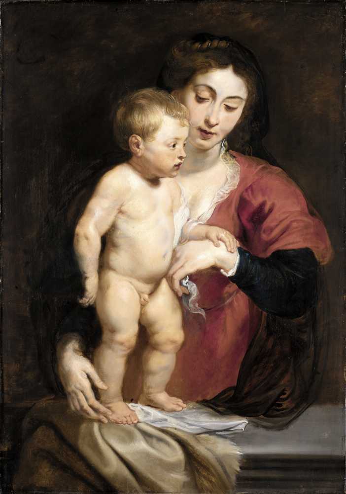 Madonna and Child (ca. 1615-1618) - Peter Paul Rubens
