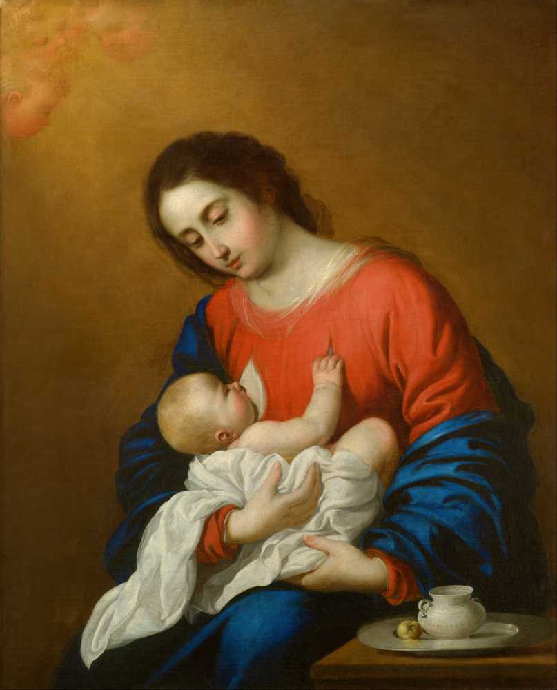 Madonna And Child - Francisco de Zurbarán