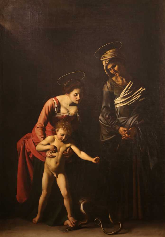 Madonna and Child with Saint Anne (1605-06) - Michelangelo Merisi de Caravag