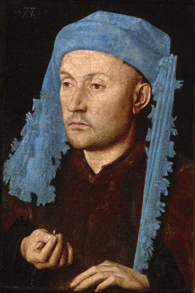 Man in a Blue Cap (circa 1429-1430) - Jan van Eyck