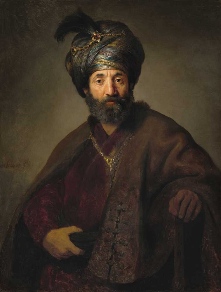 Man in Oriental Costume (c. 1635) - Rembrandt van Rijn