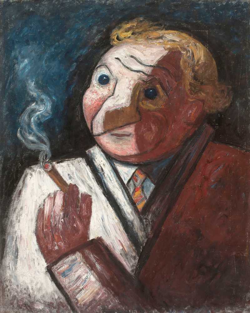 Man with a cigar (Stephane Manier) (1930) - Tadeusz Makowski
