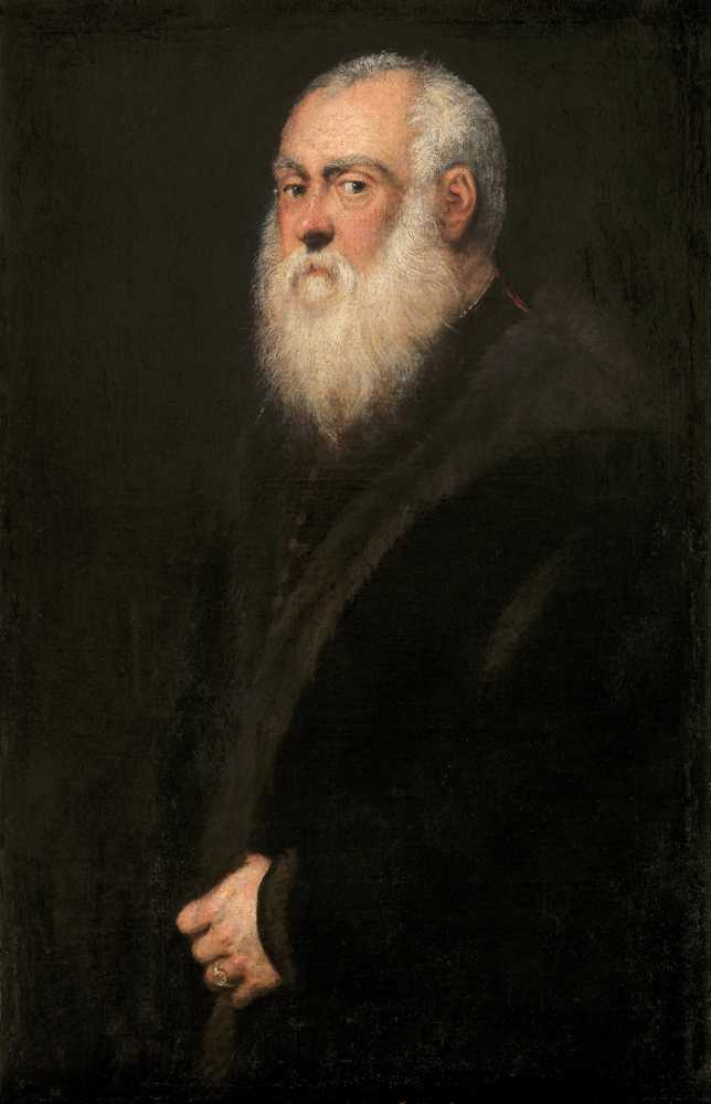 Man with a White Beard - Jacopo Tintoretto