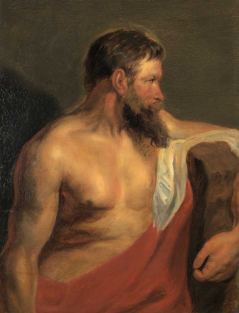 Mannentorso (17th century) - Peter Paul Rubens