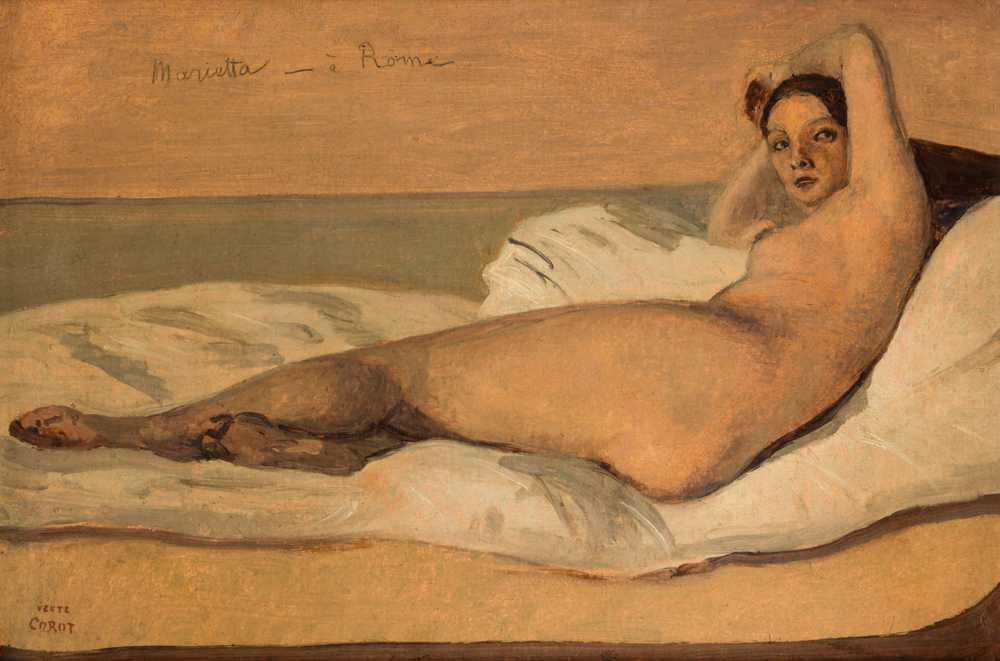 Marietta (1843) - Jean Baptiste Camille Corot