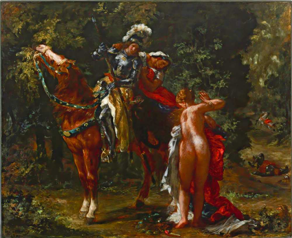 Marphise (1852) - Ferdinand Victor Eugene Delacroix