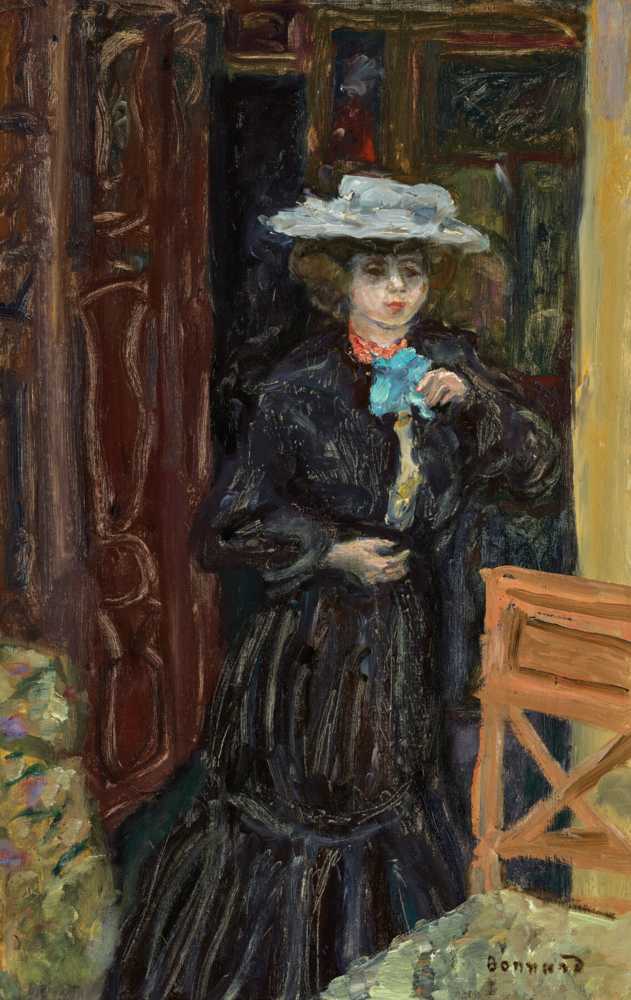 Martha in the White Hat (1903) - Pierre Bonnard