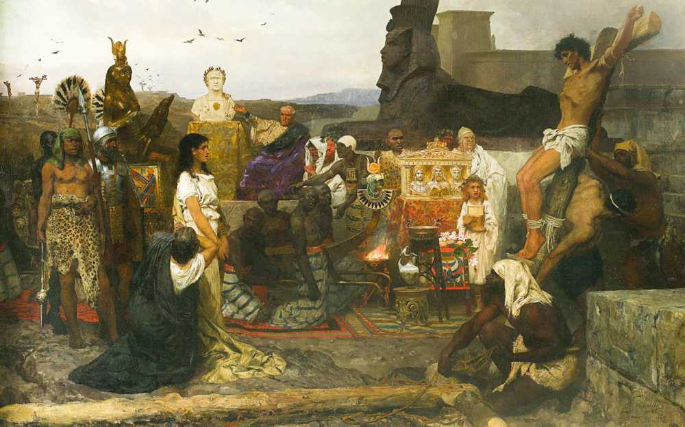 Martyrdom of early Christians (1885) - Henryk Hektor Siemiradzki