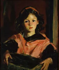 Mary Ann with her Basket (1926) - Robert Henri