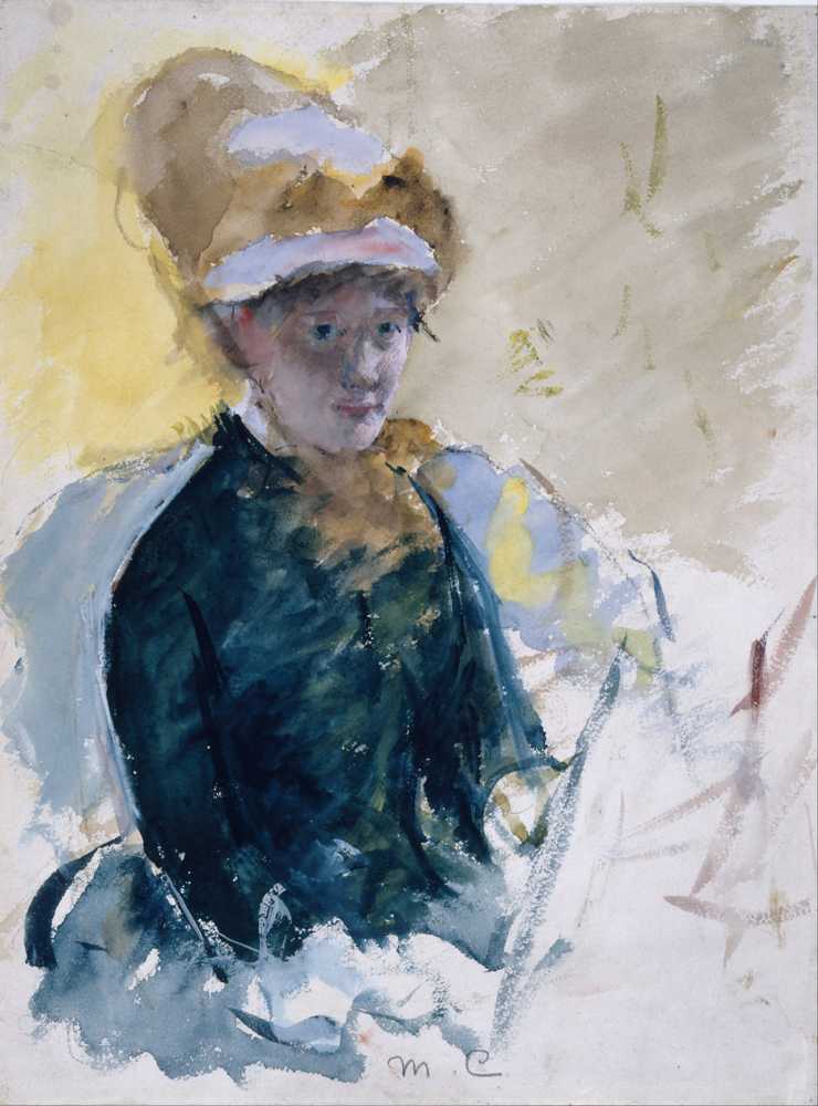 Mary Cassatt Self-Portrait - Mary Cassatt