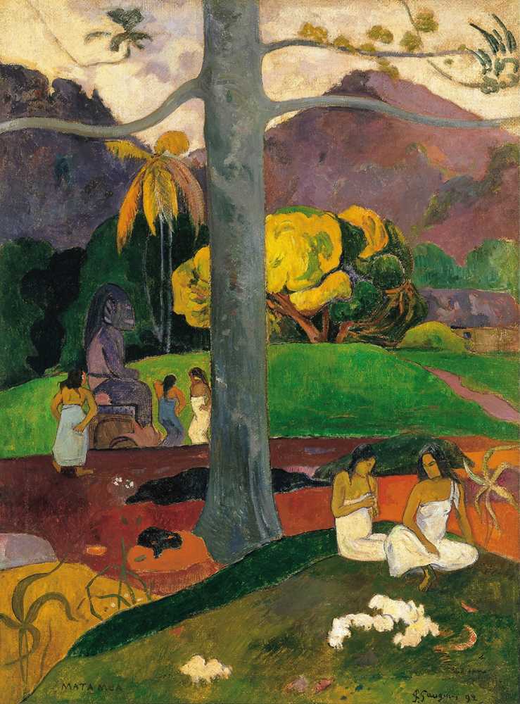 Mata Mua (In Olden Times) (1892) - Paul Gauguin
