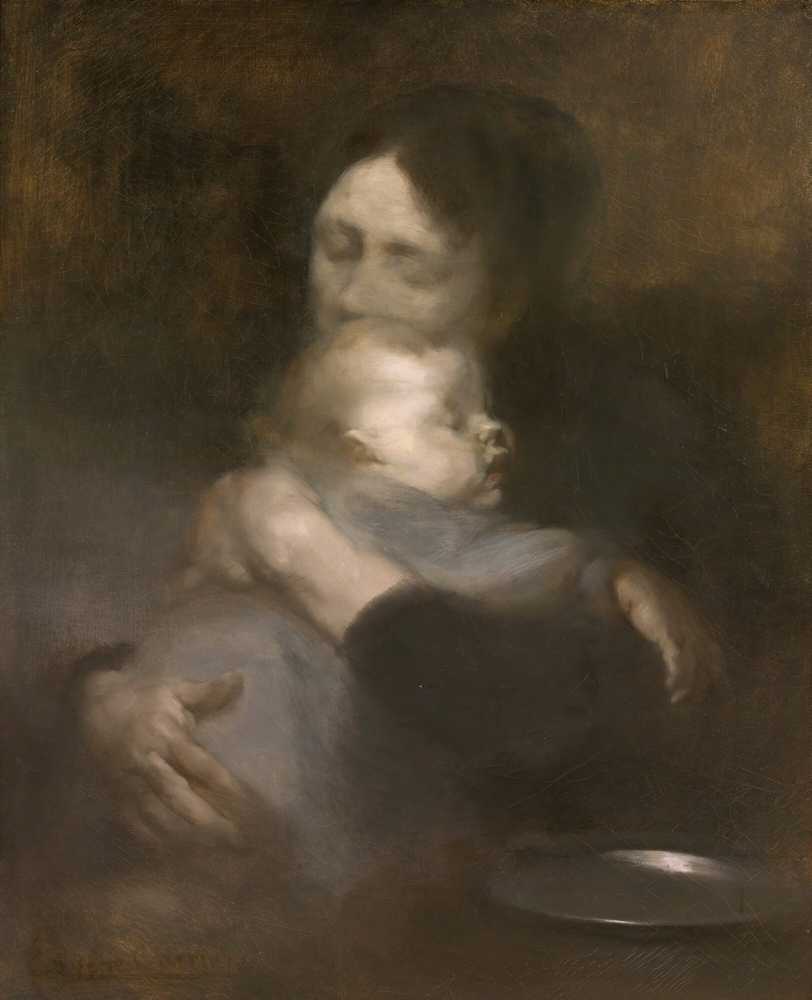 Maternity (tenderness) - Eugene Carriere