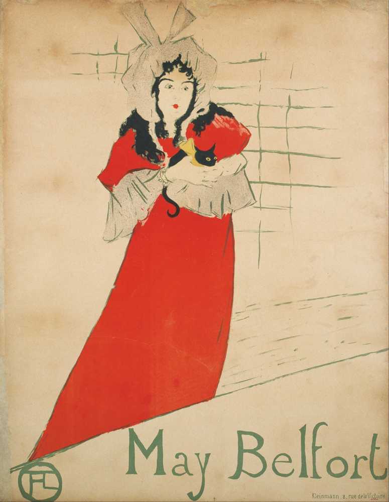 May Belfort (1895) - Henri de Toulouse Lautrec