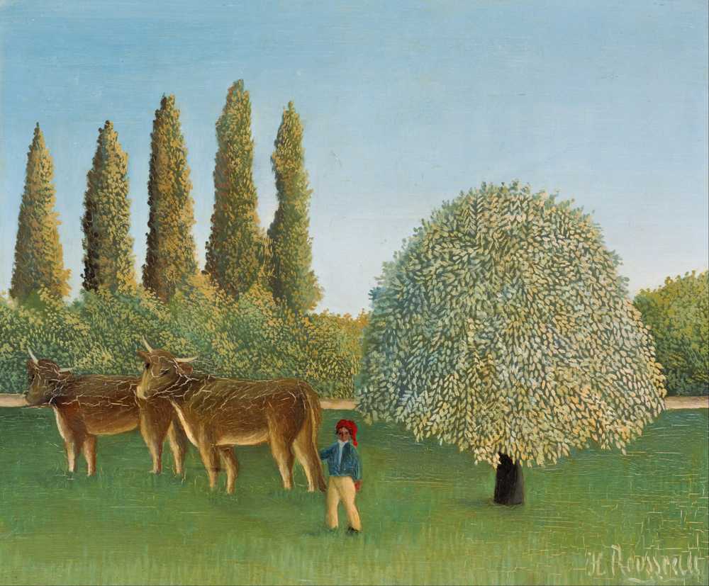 Meadowland (The Pasture) (1910) - Henri Rousseau