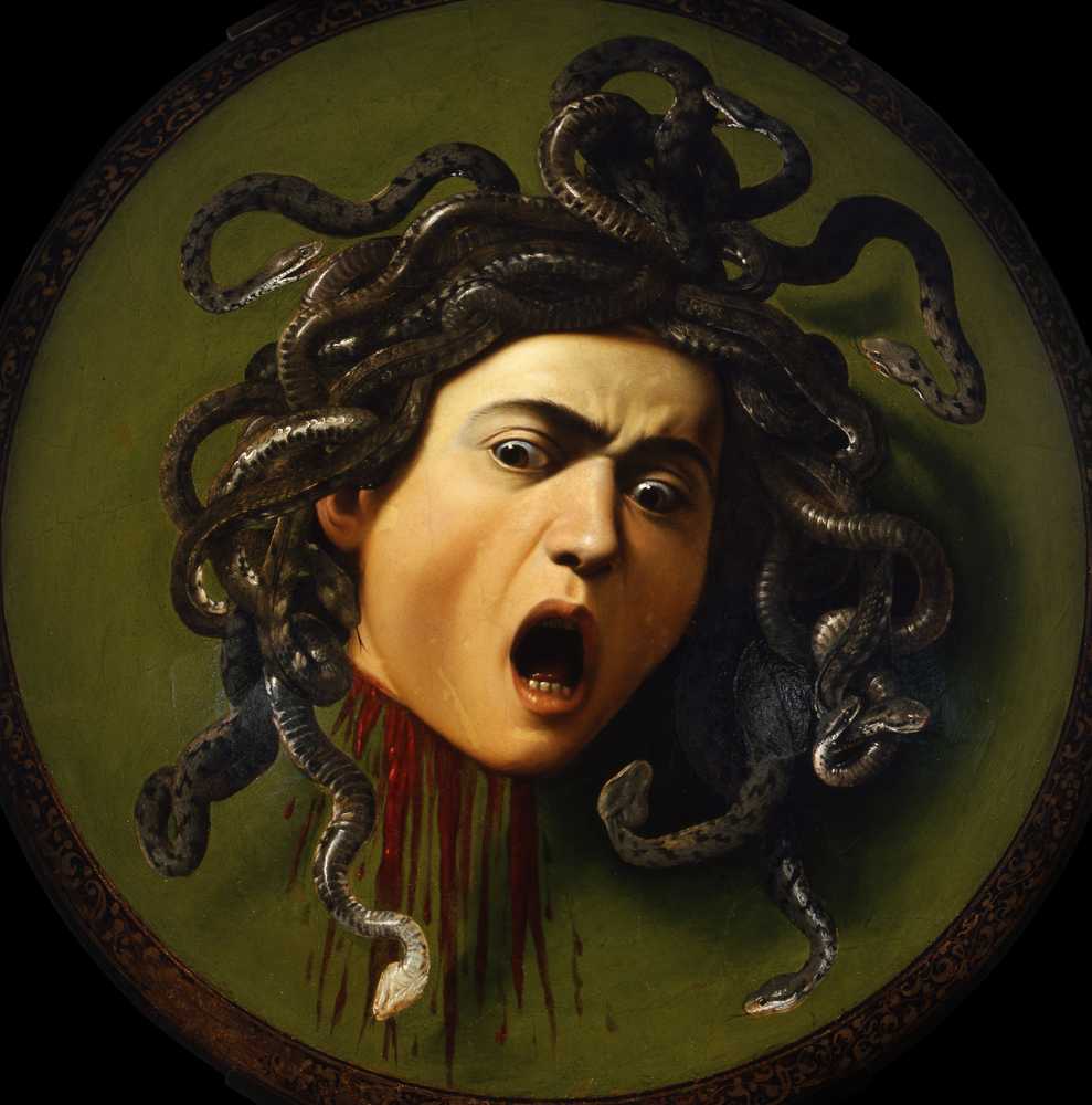 Medusa (1597-1598) - Michelangelo Merisi de Caravag