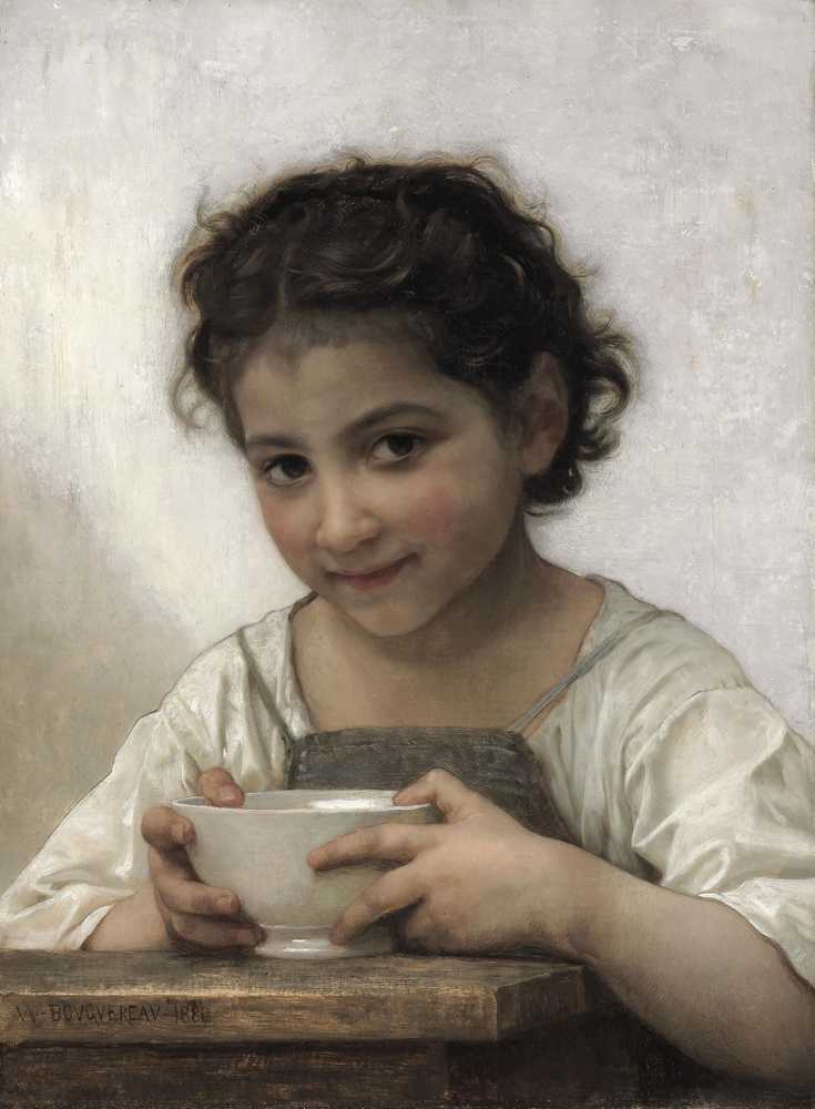 Milk Soup (1880) - William-Adolphe Bouguereau