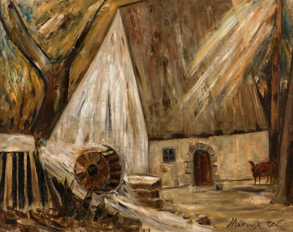 Mill (in Banay) (1928) - Tadeusz Makowski