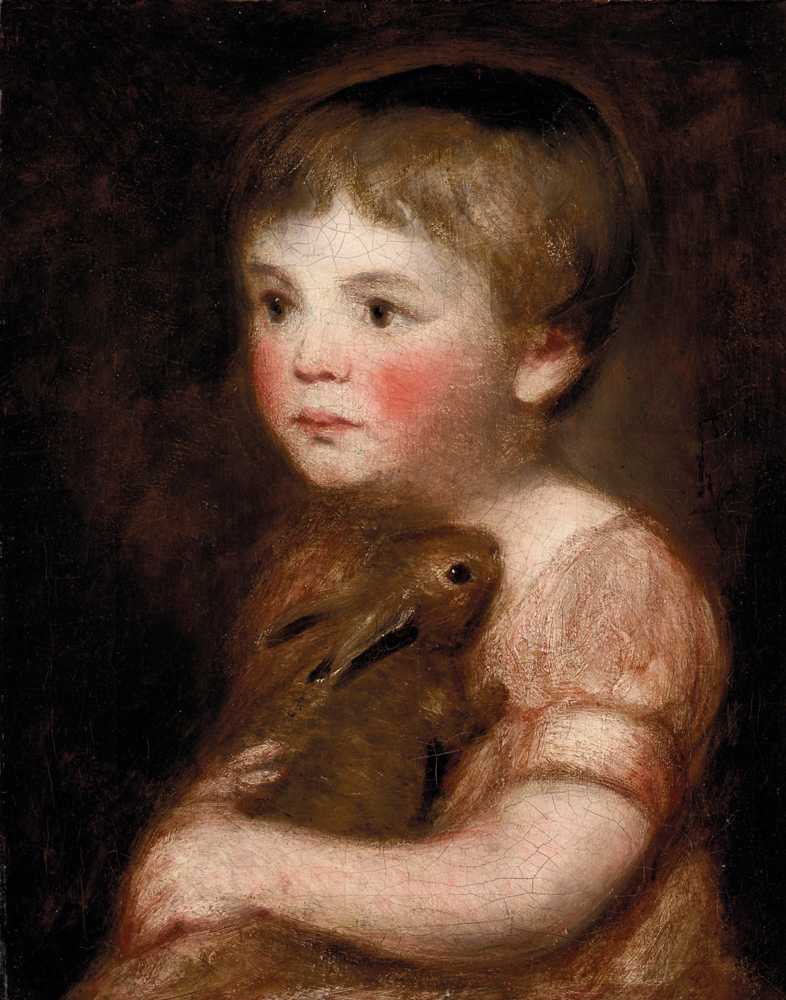 Miss Lewis with a rabbit - John Constable