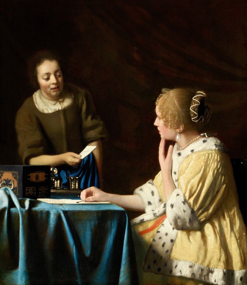 Mistress and maid - Vermeer