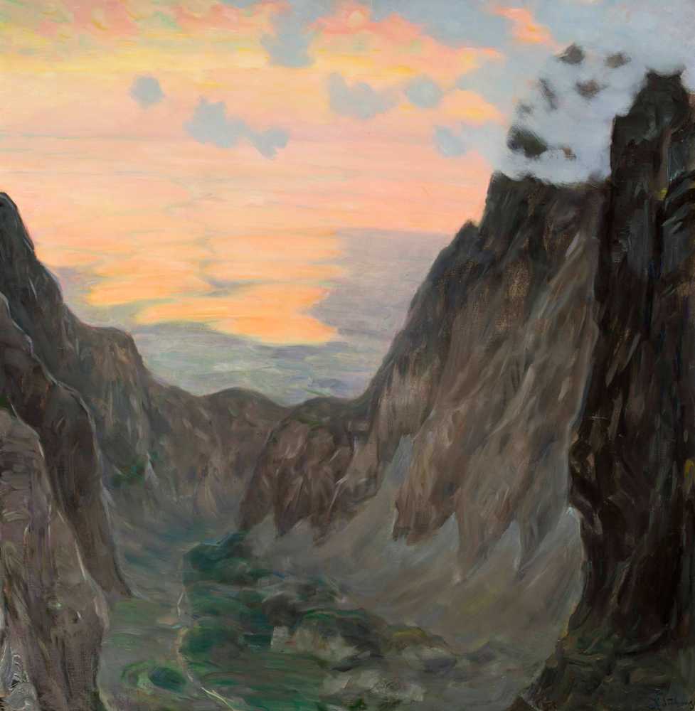 Misty mountains (1924-1927) - Kazimierz Stabrowski